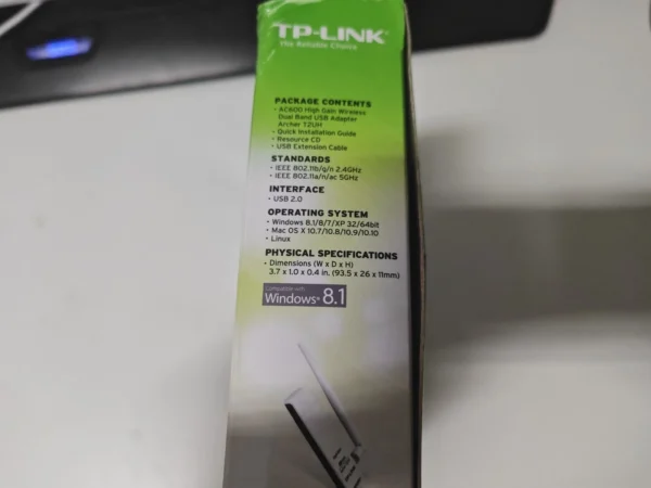TP-LINK AC600 Wireless Dual Band USB Adapter – Archer T2UH - Image 4